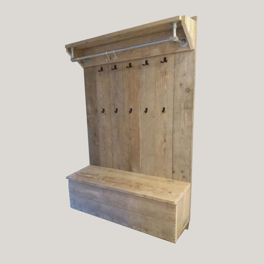 Steigerhouten Kapstok