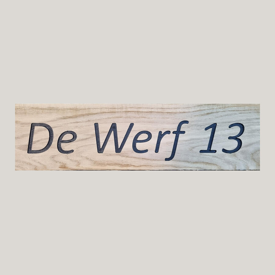 Huis en straatnaambord
